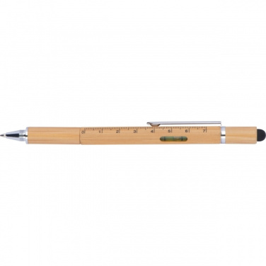 Logo trade promotional items image of: 6in1 multifunctional pen COIMBRA