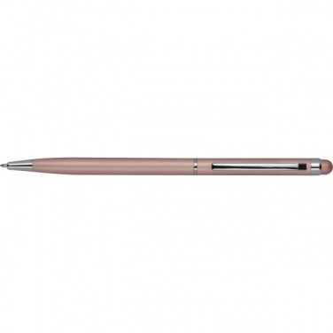 Logo trade promotional giveaways picture of: Ball pen with touch function CATANIA