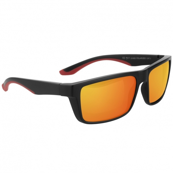 Logo trade promotional gift photo of: Sunglasses IRAVADI Schwarzwolf