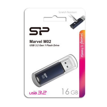 Logotrade promotional gifts photo of: Pendrive Silicon Power Marvel - M02 3.2 16GB