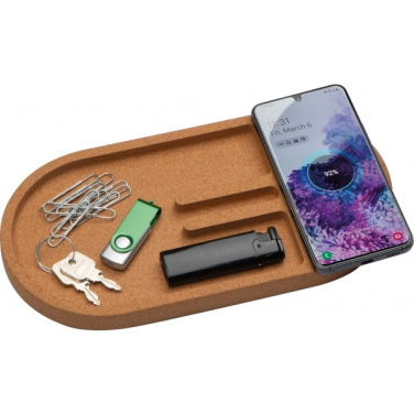 Logo trade promotional products image of: Desk organiser with charging station LANCASTER