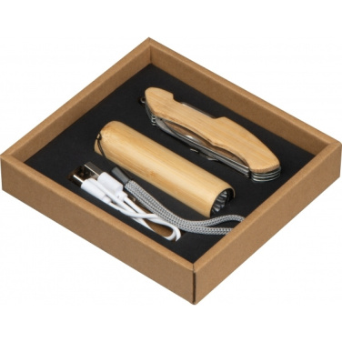 Logotrade promotional gift picture of: Set Torch and pocket knife OLDHAM