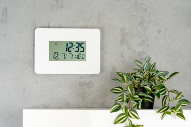 Logo trade promotional gifts image of: Wall clock BELGRADE