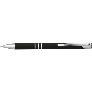 Logo trade promotional merchandise picture of: Semi gel pen soft touch DUNMORE