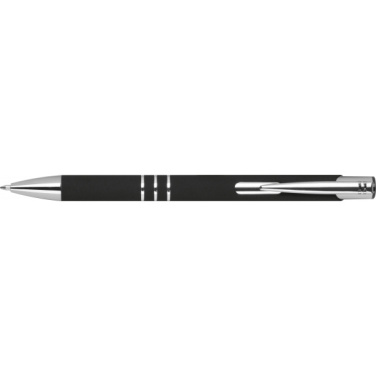 Logotrade promotional product picture of: Semi gel pen soft touch DUNMORE