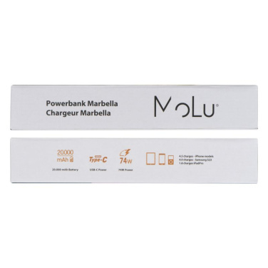 Logotrade promotional gift picture of: Power bank 20 000 mAh MARABELLA MoLu