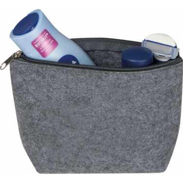 Logo trade corporate gifts image of: RPET cosmetic bag Cremona