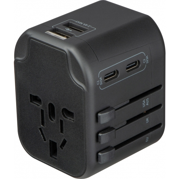 Logotrade promotional product image of: Travel Adapter Maracena