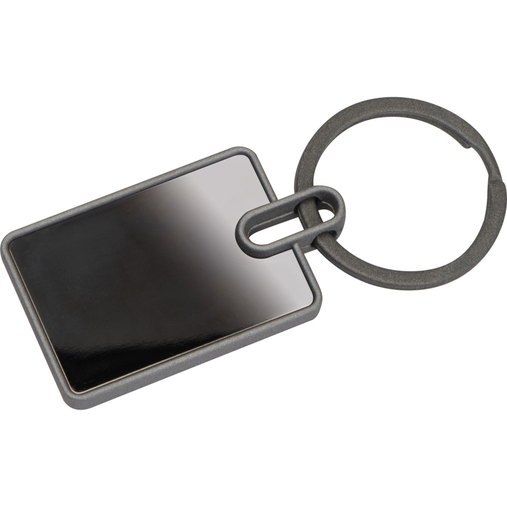 Logo trade promotional giveaways image of: Zinc keychain Tijuana