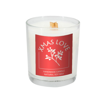 Logo trade advertising product photo of: Soy candle 190g Christmas love