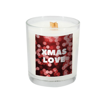 Logotrade advertising products photo of: Soy candle 190g Christmas love
