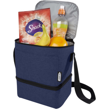Logo trade promotional giveaways image of: Tundra 9-can GRS RPET lunch cooler bag 9L
