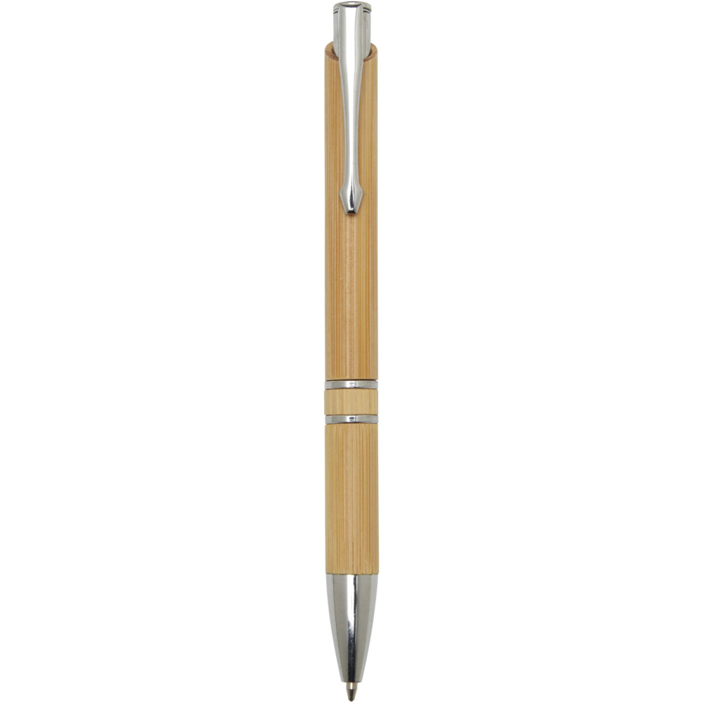Logotrade promotional giveaway picture of: Wicker bamboo ballpoint pen