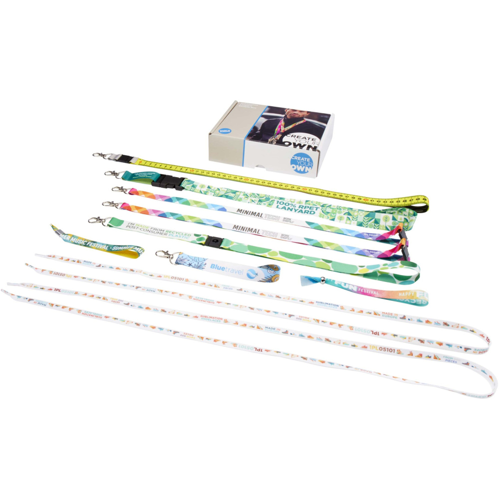 Logo trade advertising product photo of: Sublimation lanyards sample box