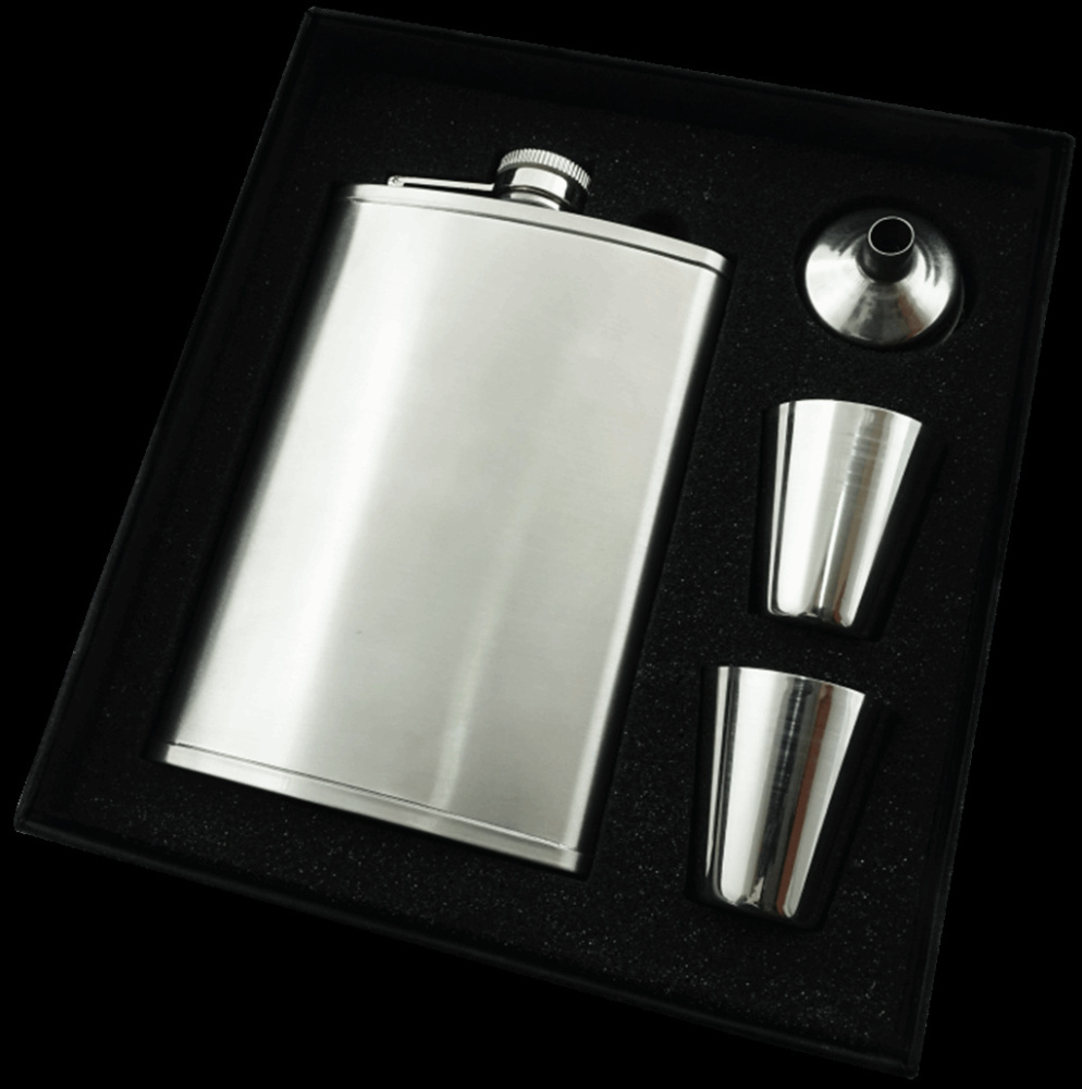 Logo trade corporate gift photo of: Hip flask Set 92203600