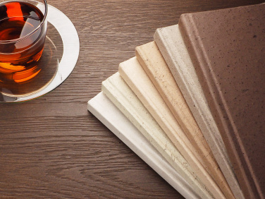 Logo trade promotional merchandise image of: Recycled Coffee Notebook 209733900