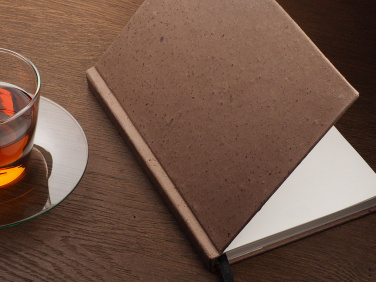 Logo trade business gift photo of: Recycled Coffee Notebook 209733900