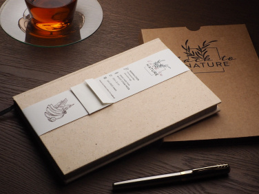 Logo trade promotional gifts picture of: Recycled Banana Notebook 209734200