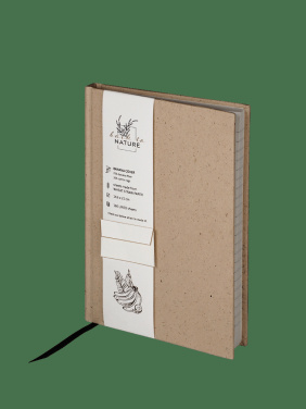 Logo trade promotional products image of: Recycled Banana Notebook 209734200