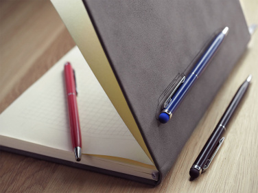 Logo trade advertising products image of: Magnetic notebook with a pen 124715100