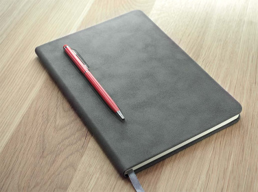 Logo trade promotional merchandise image of: Magnetic notebook with a pen 124715100