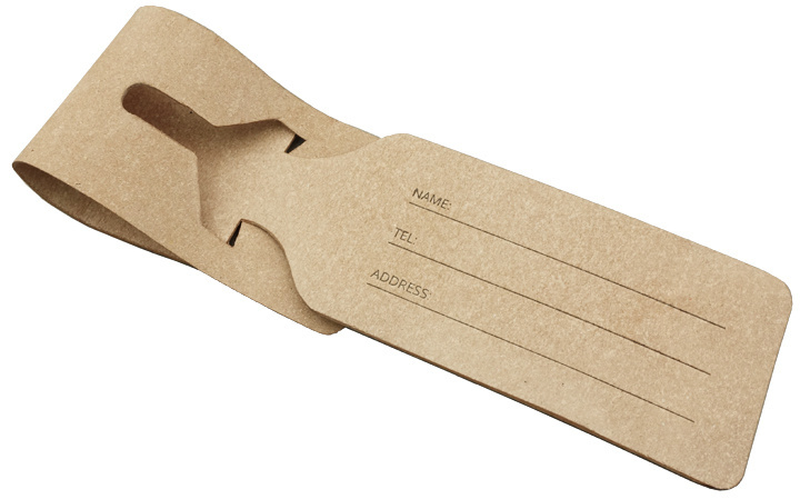 Logo trade promotional giveaways image of: Luggage tag 969107