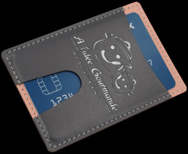 Logo trade promotional merchandise image of: Credit card holder 544119