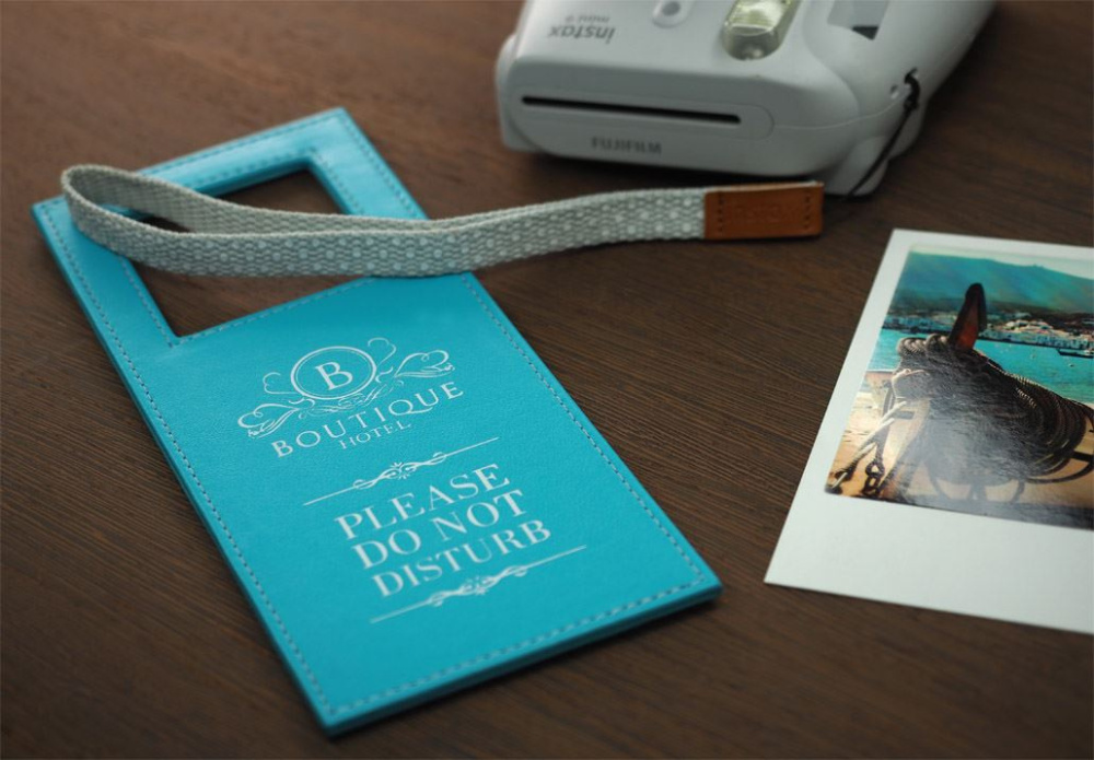 Logo trade promotional merchandise photo of: DND door sign 1110119