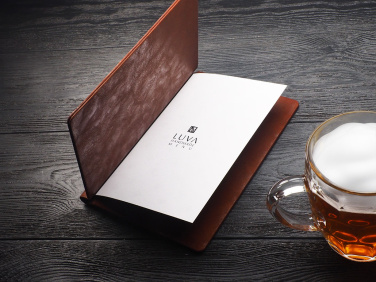 Logo trade advertising products image of: Menu cover 2048325