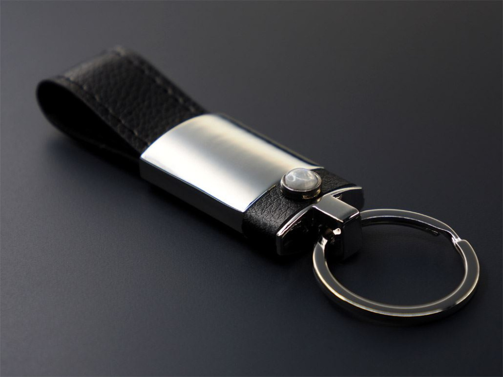 Logo trade corporate gift photo of: Moonstone Keyring 1295095
