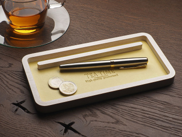 Logo trade promotional items image of: Wooden organiser 1844121