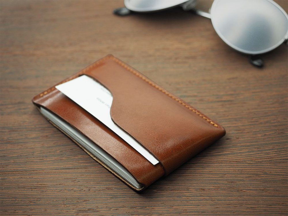 Logo trade business gift photo of: Business card holder 869067