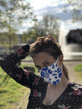 Logo trade promotional gifts picture of: VENUS PRO cotton face mask with a pocket an HEPA filter 1378165