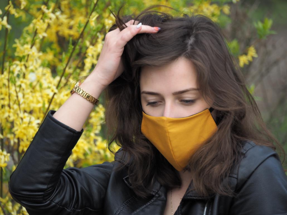 Logotrade promotional merchandise picture of: VENUS cotton face mask 1377165