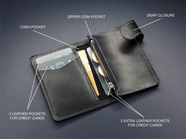 Logo trade corporate gifts image of: Wallet 1273131