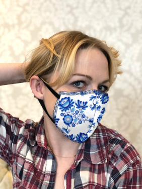 Logo trade promotional gifts image of: ZEFIR cotton face mask 1400165