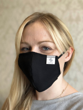 Logo trade corporate gifts image of: ZEFIR cotton face mask 1400165
