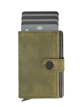 Logotrade promotional merchandise picture of: RFID wallet - Hunter Leather 2109284