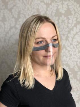 Logotrade promotional items photo of: KALIPSO clear face shield-mask for mouth and nose 1447162