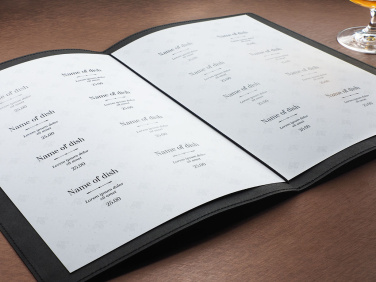 Logo trade business gifts image of: Menu cover Ambiente 1178265