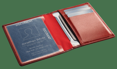 Logo trade promotional merchandise picture of: Document wallet 889067