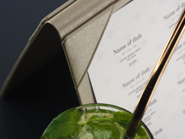 Logo trade advertising products image of: Promo menu 1604280