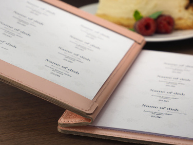 Logo trade promotional giveaway photo of: Menu cover 1087281