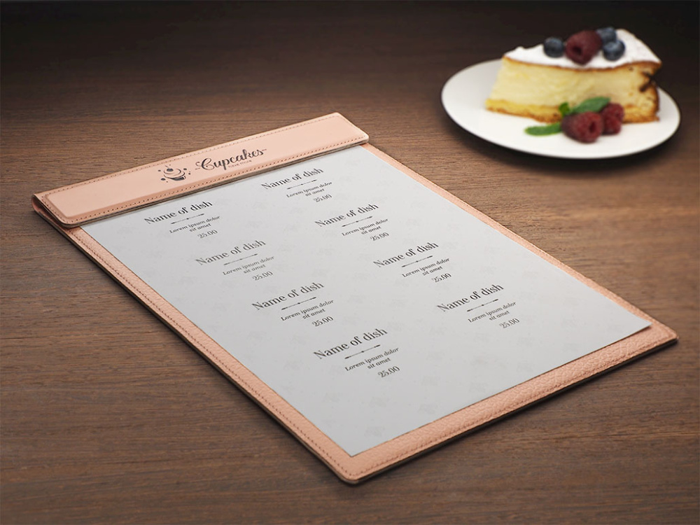 Logotrade promotional item picture of: Menu cover 1241281