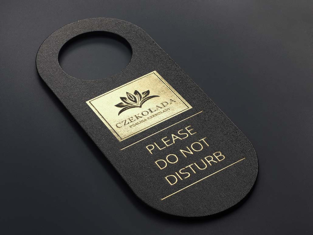 Logo trade promotional merchandise image of: DND door sign 1678280