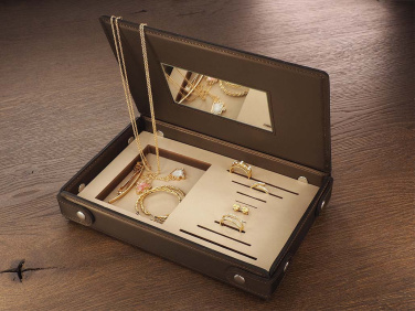 Logo trade advertising products image of: Jewellery box 1674094