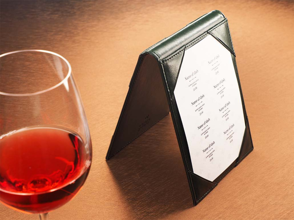 Logo trade promotional giveaway photo of: Promo menu 1604320