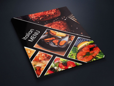 Logo trade promotional merchandise picture of: Menu cover 1824117