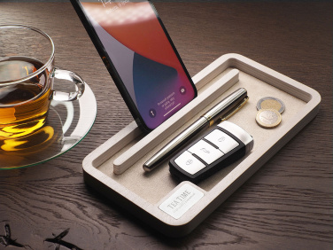 Logotrade promotional giveaway image of: Wooden desk organiser 1818121