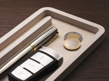 Logo trade promotional item photo of: Wooden desk organiser 1818121